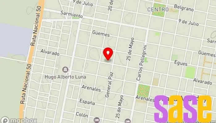 mapa de TecSalta Organización sin ánimo de lucro en San Ramon de la Nueva Oran