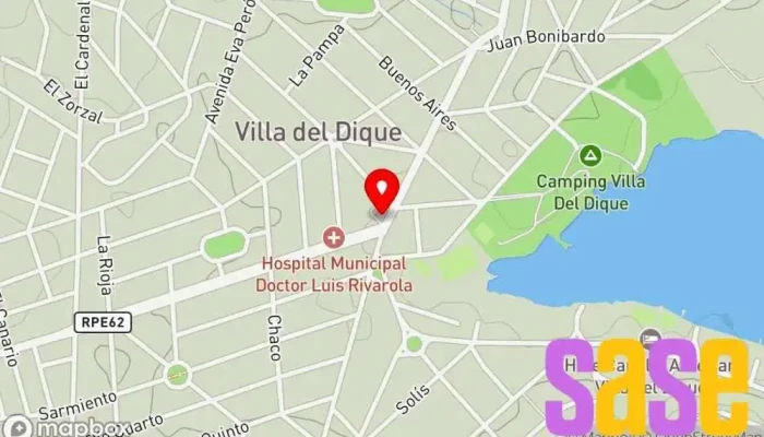 mapa de Terminal De Villa Del Dique Servicio de transporte en Villa del Dique