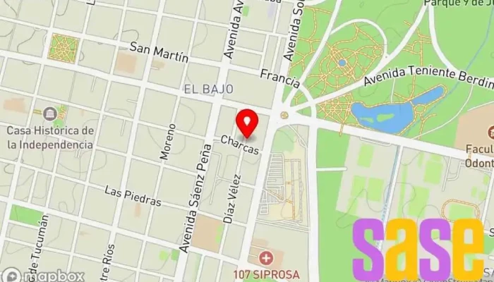 mapa de Terminal Vieja Feria Chatarrería en San Miguel de Tucumán