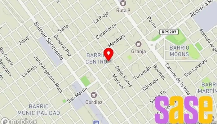 mapa de Todo Eléctrico SRL Tienda de electricidad en Río Segundo