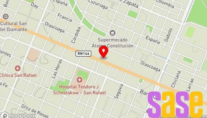 mapa de Toledo Electricidad  en San Rafael