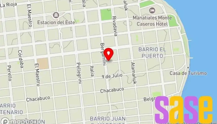 mapa de TOTAL FM Emisora de radio en W3220 Monte Caseros