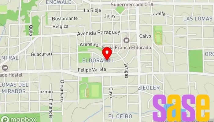 mapa de tres hermanos-arfean Tienda de electrodomésticos en Eldorado