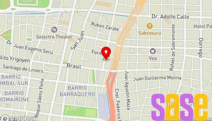 mapa de trielec MATERIALES ELECTRICOS Tienda de electricidad en Mendoza