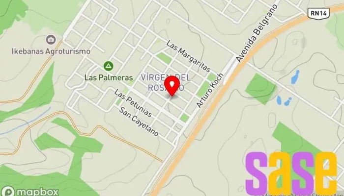 mapa de TUKA Electromecánica automotriz Servicio de reparación de sistemas eléctricos para automóviles en Leandro N. Alem