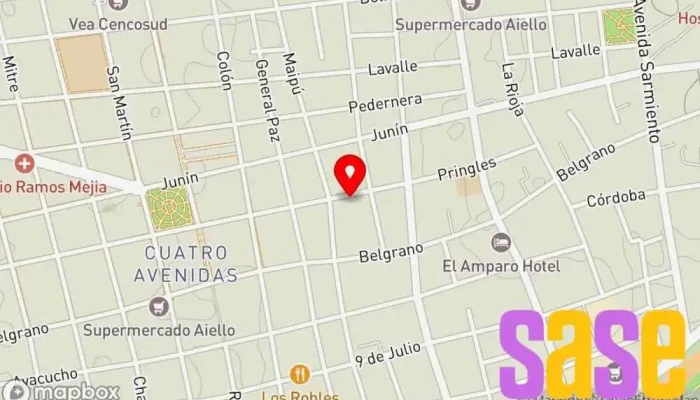 mapa de Urbana FM 107.7 Emisora de radio en San Luis