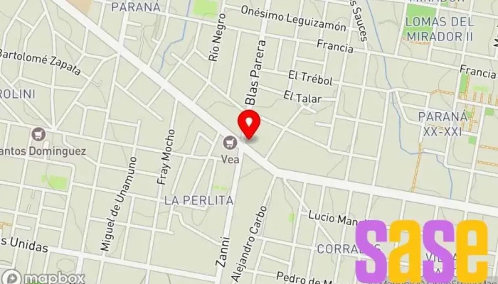 mapa de Viola y Kreitzer Servicio de reparación de sistemas eléctricos para automóviles, Servicio de reparación de aire acondicionado, Tienda de baterías para automóvil en Paraná