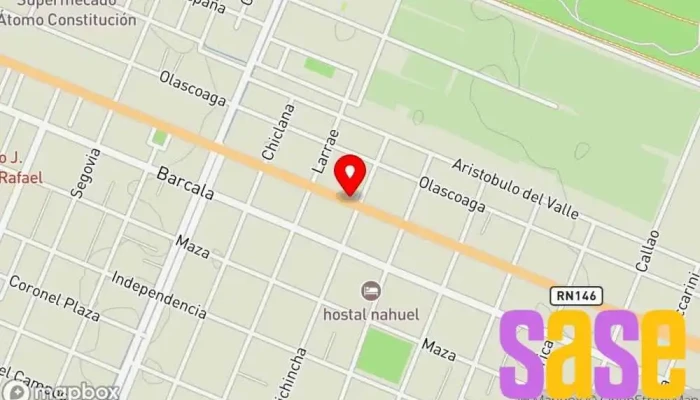 mapa de Xelec SRL Tienda de componentes electrónicos en San Rafael
