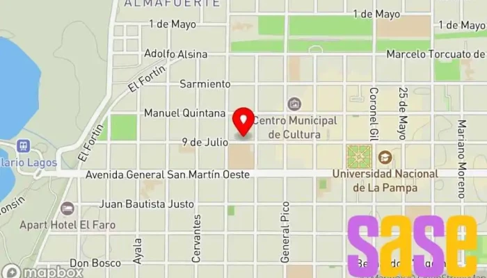 mapa de Z ELECTRICIDAD S.A. Tienda de electricidad, Tienda de iluminación en Santa Rosa