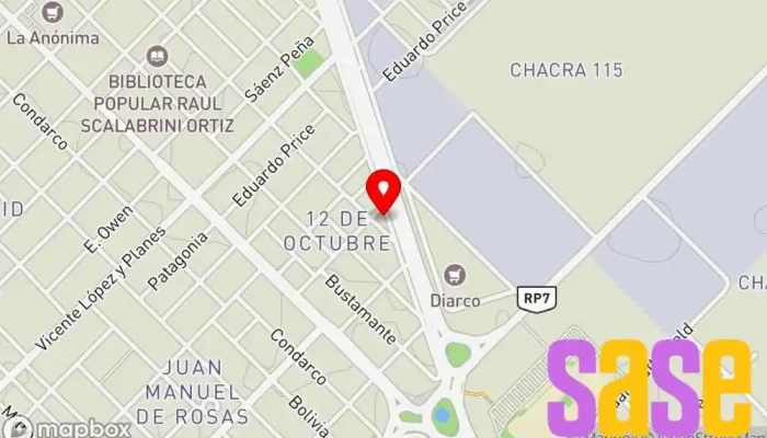 mapa de ZUKAS MATERIALES ELECTRICOS Tienda de electricidad en Trelew